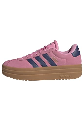 adidas Damen VL Court Bold Shoes, Bliss Pink/Dark Blue/Gold Metallic, 39 1/3 EU