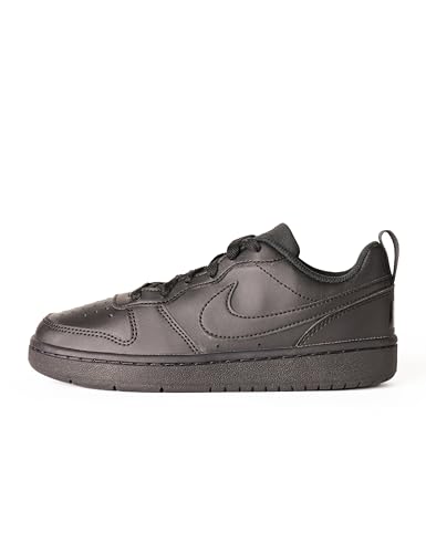NIKE Unisex Kinder Court Borough Low Recraft (Gs) Sneaker, Schwarz, 37.5 EU