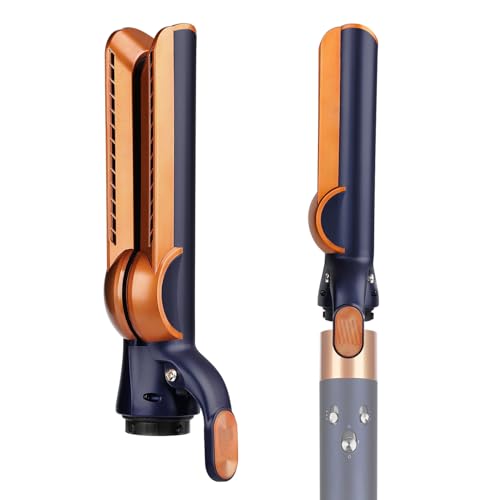 Haarglätter-Aufsatz für Dyson Airwrap, Kompatibel mit HS01/HS05/HS08, Airflow Technologie ohne Heizplatten, Gleichzeitiges Trocknen und Glätten mit Luftstrom, Reduziert Hitzeschäden, Blau