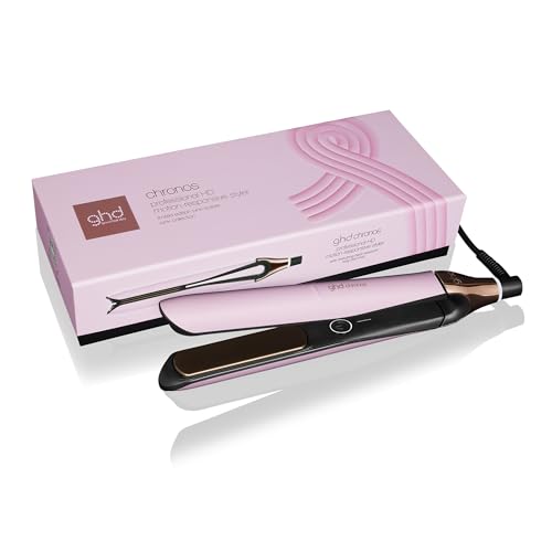 Ghd Chronos Limited Edition Glätteisen in Pink-Sorbet mit Hitzeschutz-Etui - Fortschrittlichster Smarter Styler, 3x Schnelleres Styling, Mehr Glanz, Keine Extreme Hitzeschäden - Für Alle Haartypen