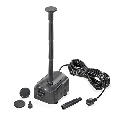 esotec Solar Einzelpumpe FOUNTAIN 200 250 pro, 6-8V/DC Teichpumpe, universell einsetzbare Ersatzpumpe, Zubehör, Brunnenpumpe Gartenteich, DIY Gartenbrunnen, outdoor, IP68 101990
