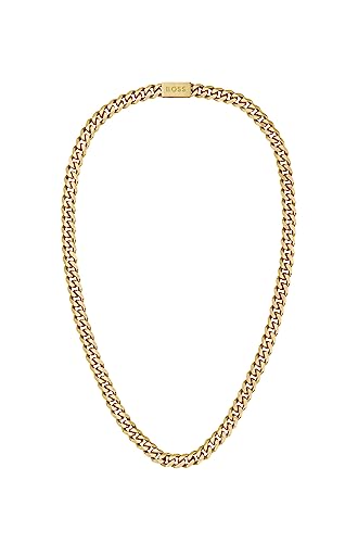 BOSS Jewelry Gliederhalskette für Herren Kollektion CHAIN FOR HIM in Gelbgold - 1580402