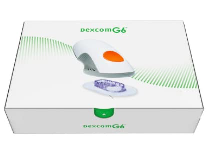 Dexcom G6 Sensor und Applikator (3 Stück) zur kontinuierlichen Glukosemessung ohne Stechen, weiß, orange, 10