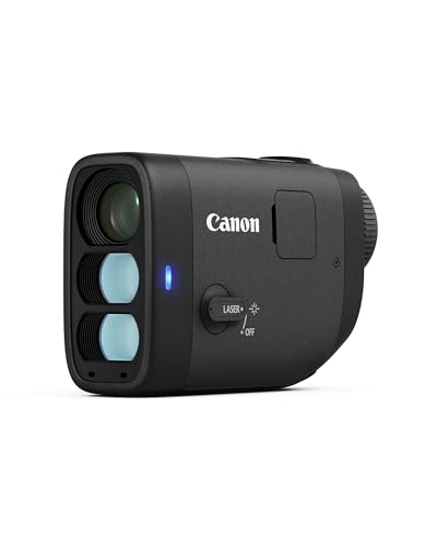 Canon PowerShot Golf-Entfernungsmesser - Rangefinder mit Flag-Lock & Slope Modus an/aus (12x Digitalzoom, 800 Yards Reichweite, Vibrationsfunktion, Digitalkamera, Videofunktionen, Bildstabilisierung)