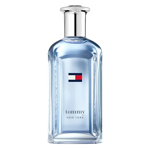 Tommy Hilfiger Tommy New York Eau de Toilette 100 ml - Herrenduft - Fougère Spicy - Würzige und holzige Noten - Blaue Glasflasche