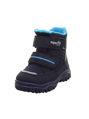Superfit Jungen - Schuhe HUSKY1 Boot, Modern, BLAU/HELLBLAU 8010, 29