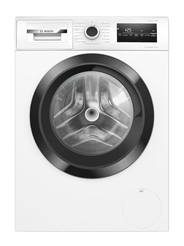 Bosch WAN282K3, Serie 4, Frontlader Waschmaschine, 8 kg, 1400 UpM, SpeedPerfect, Maximale Energie- und Wasserersparnis, Nachlegefunktion, besonders hygienisch, AquaStop, IronAssist