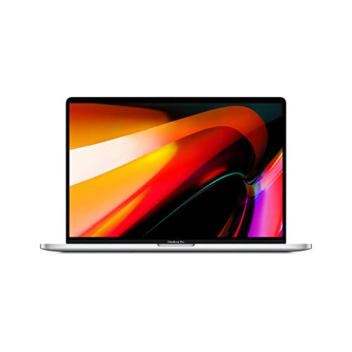 2019 Apple MacBook Pro mit 2.4GHz Intel Core i9 (16-zoll, 64GB RAM, 1TB SSD Kapazität) (QWERTY English) Silber (Generalüberholt)