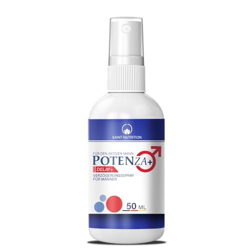 Potenza® Delay Spray für den Mann - hochdosiert mit Sofortwirkung, Verzögerungsspray extra stark - Abgestimmt auf die Bedürfnisse für Männer - mit Premium-Qualität für maximale Leistung, 50ml