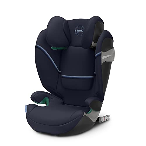 CYBEX Gold Kindersitz Solution S2 i-Fix, Für Autos mit und ohne ISOFIX, 100 - 150 cm, Ab ca. 3 bis 12 Jahre (15 - 50 kg), Ocean Blue