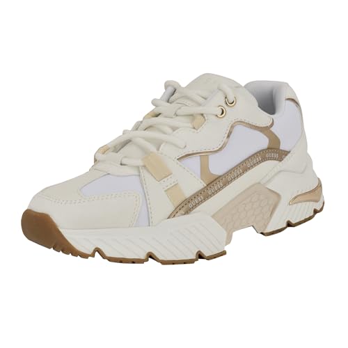 GUESS Damen Carrli Sneaker, Gold 710, 37.5 EU
