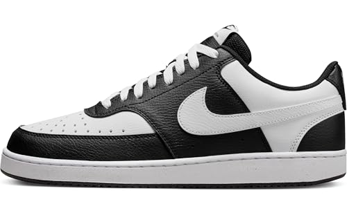 Nike Court Vision Lo Herren Sneaker, Black/White, 44.5