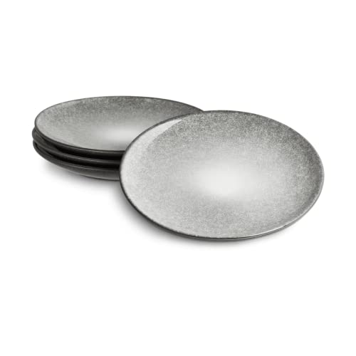 SPRINGLANE Frühstücksteller 4er-Set - Geschirr Misty Cliff, Grau, Steingut Tafelservice Neu SPRINGLANE Frühstücksteller 4er-Set - Geschirr Misty Cliff, Grau, Steingut Tafelservice