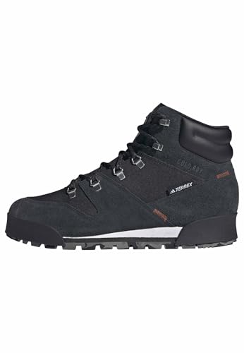 adidas Herren Terrex Snowpitch Cold.RDY Hiking Shoes, Core Black/Core Black/Orange, 44 2/3 EU