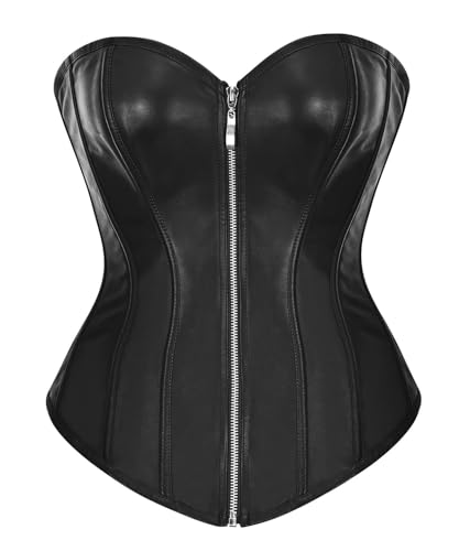 Bslingerie Damen Hourglass Bustier (XXL, Schwarz)