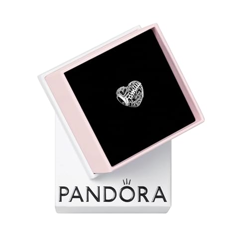 PANDORA Family Herz Charm Sterling-Silber 8,6 x 10,8 x 11,5 mm (T/H/B)
