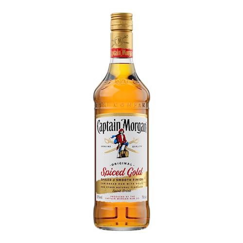 Captain Morgan Original Spiced Gold | Blended Rum |Gewürze und Vanille-Aromen| Karibisches Flair |für Cocktails & Longdrinks | 35% vol | 700ml Einzelflasche |