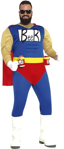 FIESTAS GUIRCA Superhelden-Kostüm Beerman Biermann, Mehrfarbig,XL (56-58)