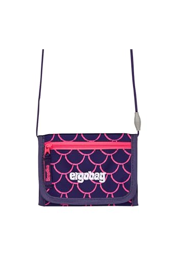 ergobag Brustbeutel Kleingeldfach, mit Sichtfenster, Geldbeutel für Kinder, zum Umhängen, mit Klettverschluss
