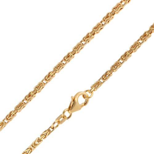trendor Halskette Gold 333/8K Königskette Breite 2,0 mm traumhafter Halsschmuck für modische Damen oder Herren, elegantes Accessoire, 15792-45 45 cm