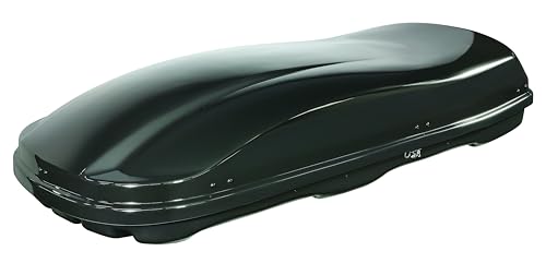 FARAD Dachbox Marlin 680L schwarz metallic - TÜV/GS geprüft + Skiträger