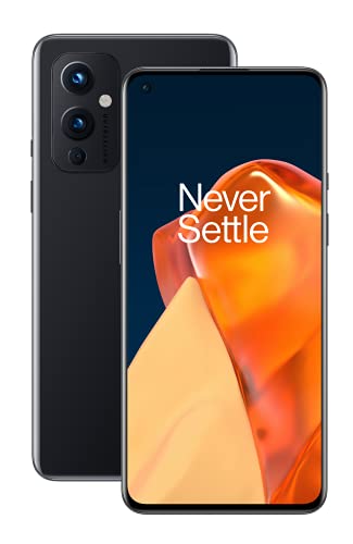 OnePlus 9 5G 8GB RAM 128GB SIM-freies Smartphone mit Hasselblad Kamera für Handys - 2 Jahre Garantie - Astral Schwarz