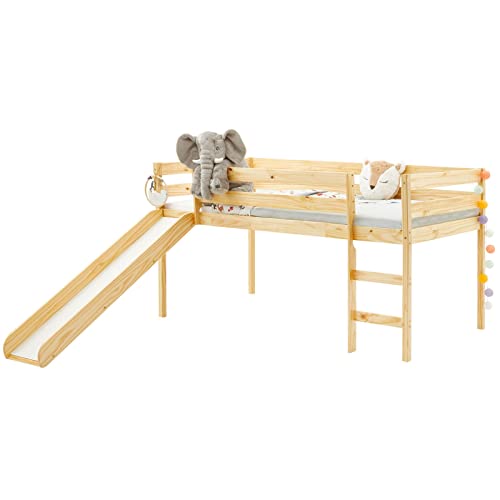 Hochbett mit rutsche