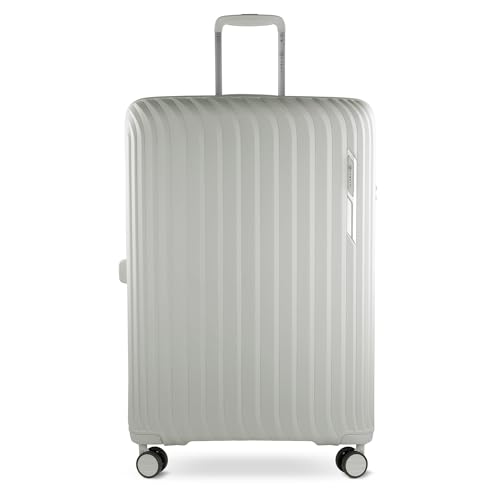 bugatti Hera Hartschalen-Koffer L mit 4-Rollen, Leichter Reise-Koffer aus PP Light in Creme