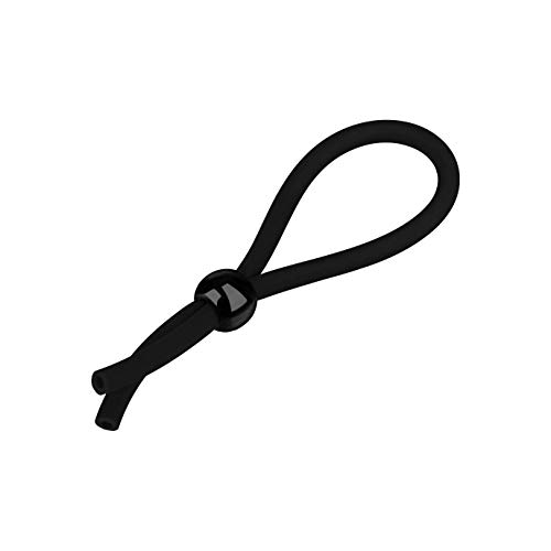 EIS Verstellbarer Penisring aus Silikon 1-6 cm | Cock-Ring dehnbar für Männer und Paare | Sex-Spielzeug für Penis und Hoden | Vergrößerung: bis 6 cm breit | Farbe: schwarz