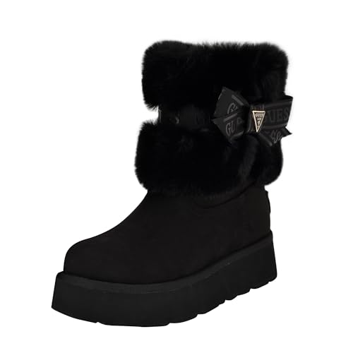 Guess Denla Damen-Stiefelette, Schwarz 001, 39.5 EU