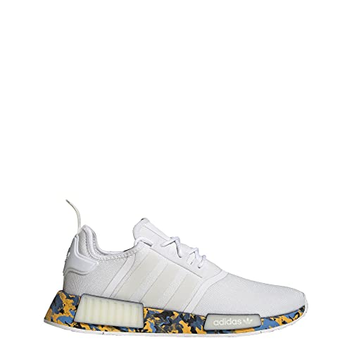 adidas NMD_R1 Schuhe Herren, Cloud White/Cloud White/Off White, 7.5 US
