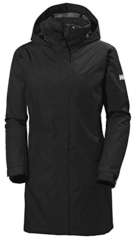 Helly Hansen Damen Regenjacke W Aden Long Insulated, Schwarz, XS, 62649