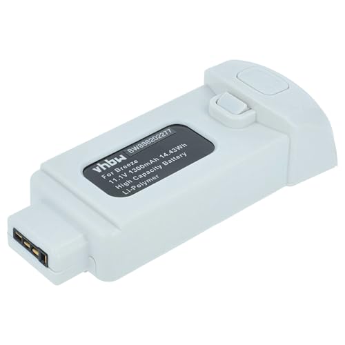 vhbw Akku kompatibel mit Yuneec Breeze, Breeze 4K Drohne Multicopter Quadrocopter (1300mAh, 11,1V, Li-Polymer)