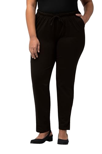 Ulla Popken Damen Hose BHs, Schwarz, 50-52 EU