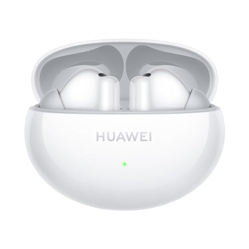 HUAWEI FreeBuds 6i kabellose Kopfhörer, Intelligente Aktive Geräuschunterdrückung 3.0, Druckvoller Bass, Bis zu 35 Stunden Akkulaufzeit, Bluetooth 5.3, Staub- und Wasserbeständigkeit nach IP54, Weiß