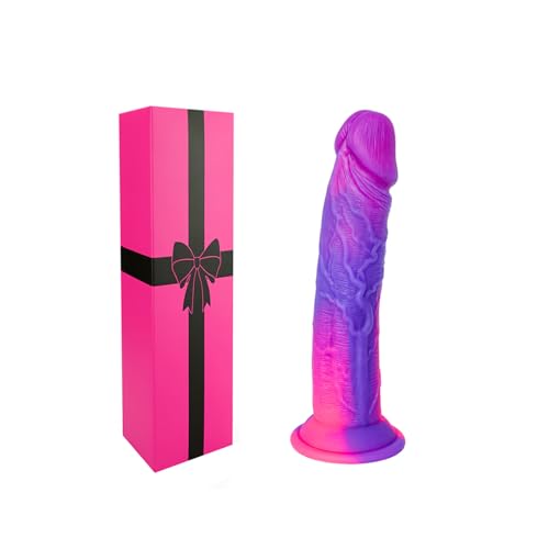 15 cm fantasy Dildo für Anfänger, kleiner realistischer Dildo mit starkem Saugnapf, 14 cm süßer und kleiner lila-rosa Analdildo, Silikon-G-Punkt-Vaginal- und Analtraining, für Frauen Männer Anfänger