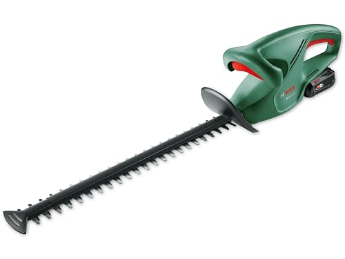 Bosch Akku Heckenschere EasyHedgeCut 18-45 (1 Akku 2,0 Ah, 18-Volt-System, Messerlänge 45 cm, im Karton)