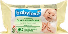 babylove Feuchttücher Öl-Pflegetücher, 1 x 80 Stück