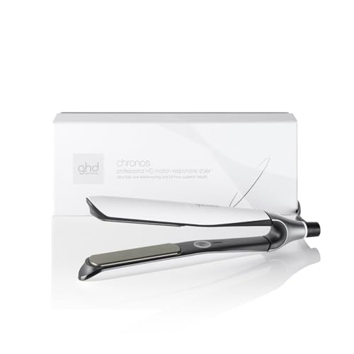 ghd Chronos Glätteisen & Styler in Weiß - Fortschrittlichster Smarter Styler, 3x Schnelleres Styling, Mehr Glanz, Keine Extreme Hitzeschäden - Für Alle Haartypen