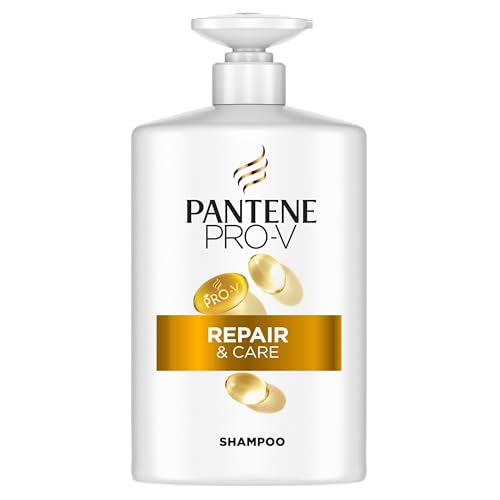Pantene Pro-V Repair & Care Shampoo 1000ml Pumpspender. Schwaches, Trockenes, Geschädigtes Haar. Reinigt Sanft. Schützt Haarbindungen. Ohne Silikone, Mineralöle und Farbstoffe