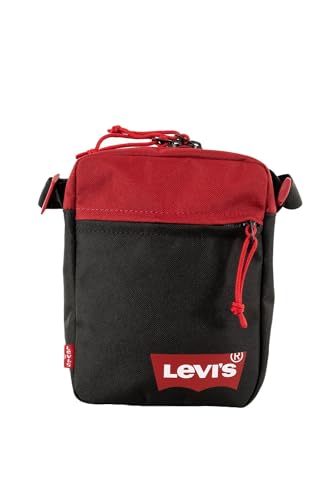 Levi's Men's Mini Crossbody Solid (Red Batwing) Cross Bag, Regular Red, One Size