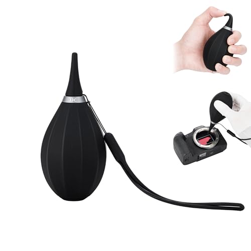 JJC Soft Silicon Air Blower Luftgebläse Blaster Staubreiniger mit Lanyard -Schnur, Luftbirnengebläse für DSLR -Kamera -Sensorlinsen Filter Monitore LCD -Bildschirme Keyboard -Fernsehgläser Reinigung