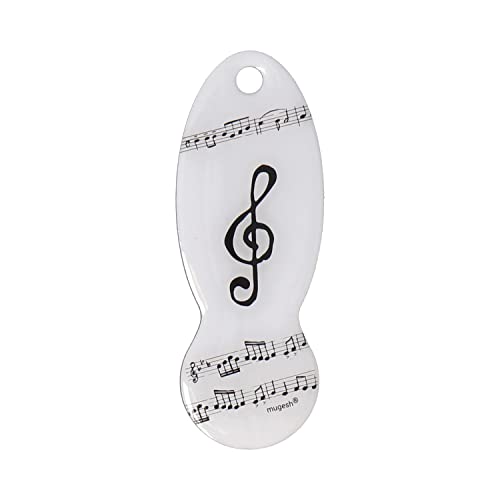 Einkaufswagenlöser Violinschlüssel - Schönes Geschenk für Musiker (weiß)