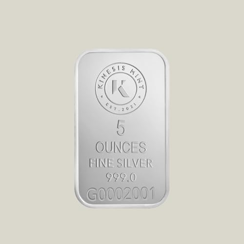 5 Unze Silberbarren Kinesis Themis geprägt aus 999 Feinsilber Neuware