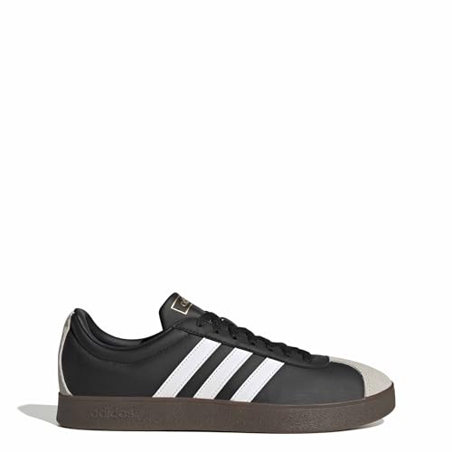adidas Herren VL Court 2.0 Sneaker in Schwarz, Schwarz , 44 EU