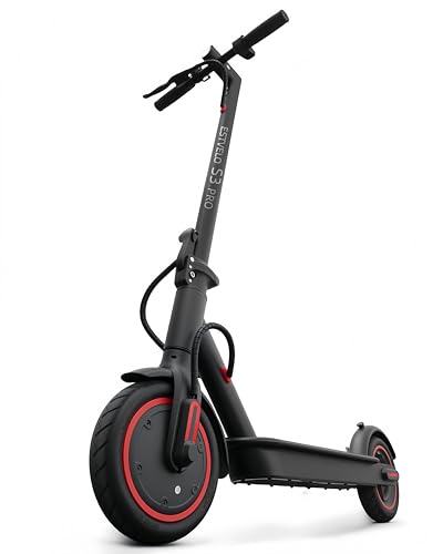 ESTVELO E-Scooter mit Luftreifen, S3 PRO Elektroroller 20km/h - 15% Steigung, 30km Reichweite, 120kg Belastung, Duales Bremssystem, Display, App, E Roller für Erwachsene
