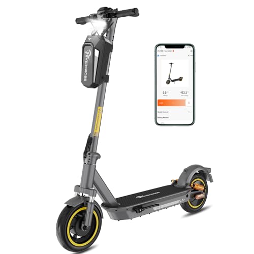 EVERCROSS EV10S MAX Elektroroller mit Straßenzulassung (ABE), Faltbarer E Scooter für Erwachsene - mit APP, 500W Motor, 80-150KM Reichweite, Max.20 km/h, 10