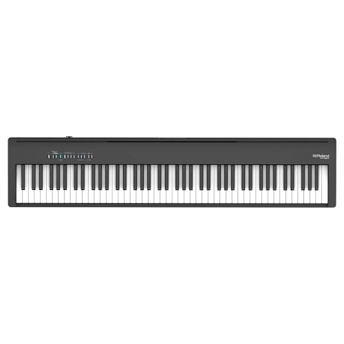 Roland FP-30 Digitalpiano mit 88 Tasten, kompaktes Design mit erstklassigen Roland-Pianoklängen, schwarz