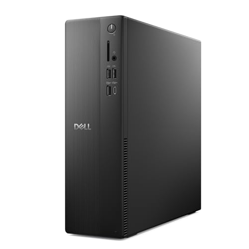 Dell Slim Desktop ECS1250 - Intel Core i5-14400 Processor, 16GB DDR5 RAM, 512GB SSD, Intel UHD 730 Graphics, Windows 11 Home - Black