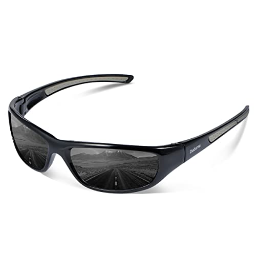 Duduma Sonnenbrille Herren Polarisiert Sportbrille Fahrrad Brillen für Herren Damen Angeln Sport mit UV400 Schutz Tr8116